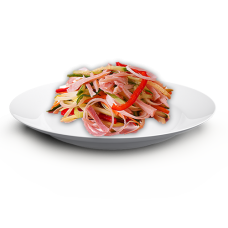 Салат с копченой курицей