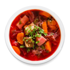 Борщ с мясом